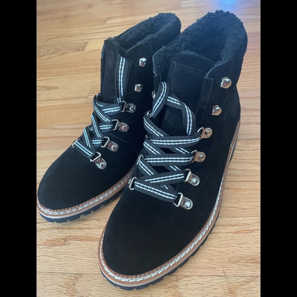 Anthropologie Silent D Rexi Hiker Boots in Black - Picture 4 of 8